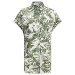 Brunello Cucinelli Leaf Print Long Shirt