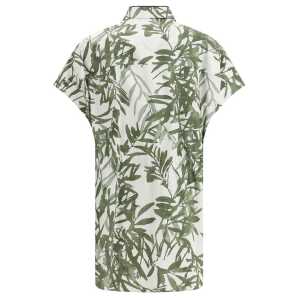 Brunello Cucinelli Leaf Print Long Shirt 2