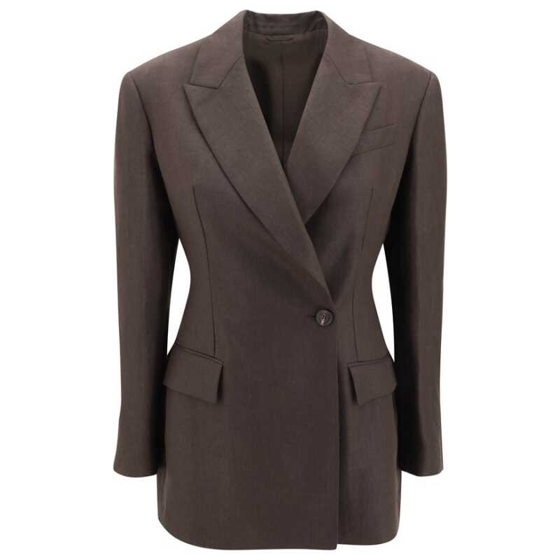 Brunello Cucinelli Linen Blazer Jacket, theFeinheit