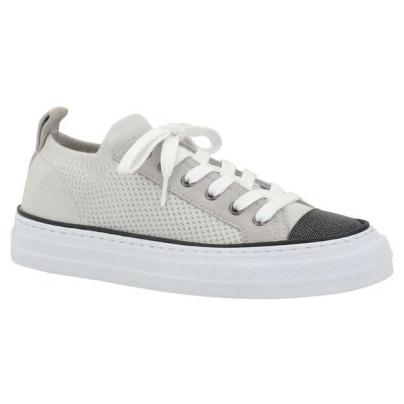 Brunello Cucinelli Mesh cotton and suede Sneakers, theFeinheit