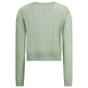 Brunello Cucinelli Mohair And Wool Cable Knit Sweater 2