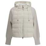 Brunello Cucinelli Wool Sleeved Down Jacket