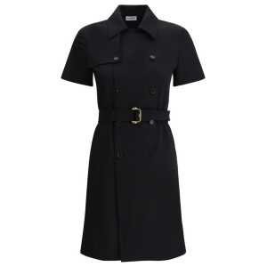 Burberry Belted Midi Dress