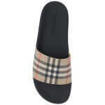 Burberry Brown Rubber Slides Sandals 3
