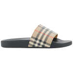 Burberry Brown Rubber Slides Sandals 4
