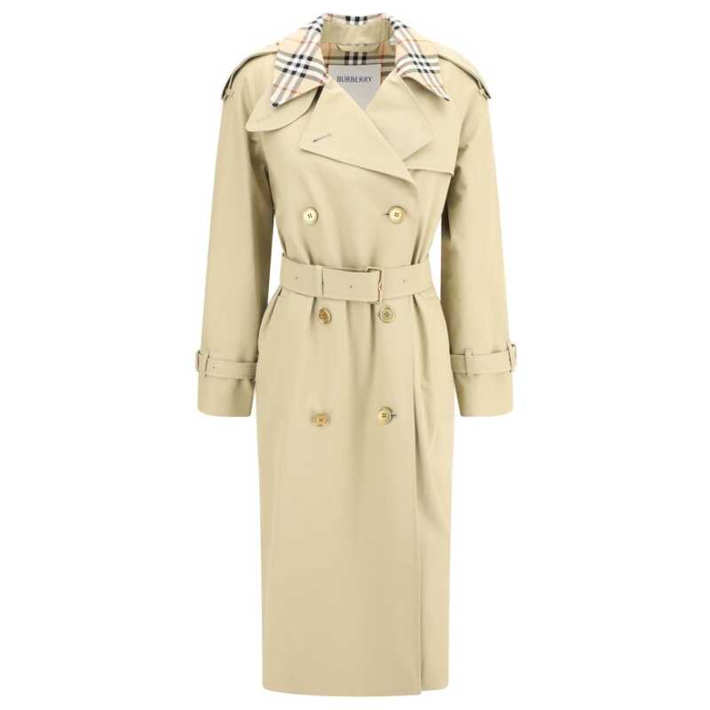 Burberry Castleford Trench Coat with Archive Check collar, theFeinheit