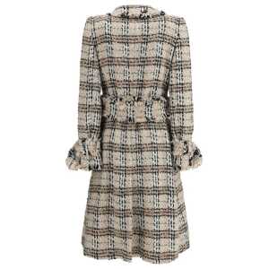 Burberry Check Boucle Coat 2
