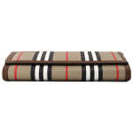 Burberry Hannah Icon Stripe Archive Tan E Canvas Leather Wallet Crossbody Bag