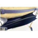 Burberry Macken Small Regency Blue House Check Leather Crossbody Bag 3