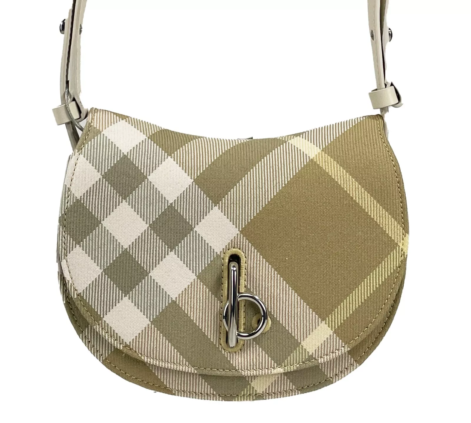 Burberry Mini Check Rocking Horse Crossbody Bag Purse 2