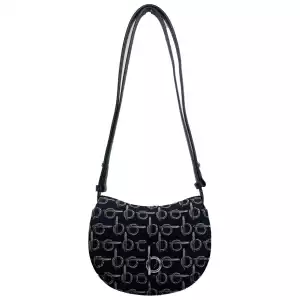 Burberry Mini Rocking Horse Crossbody Bag Purse Black 2