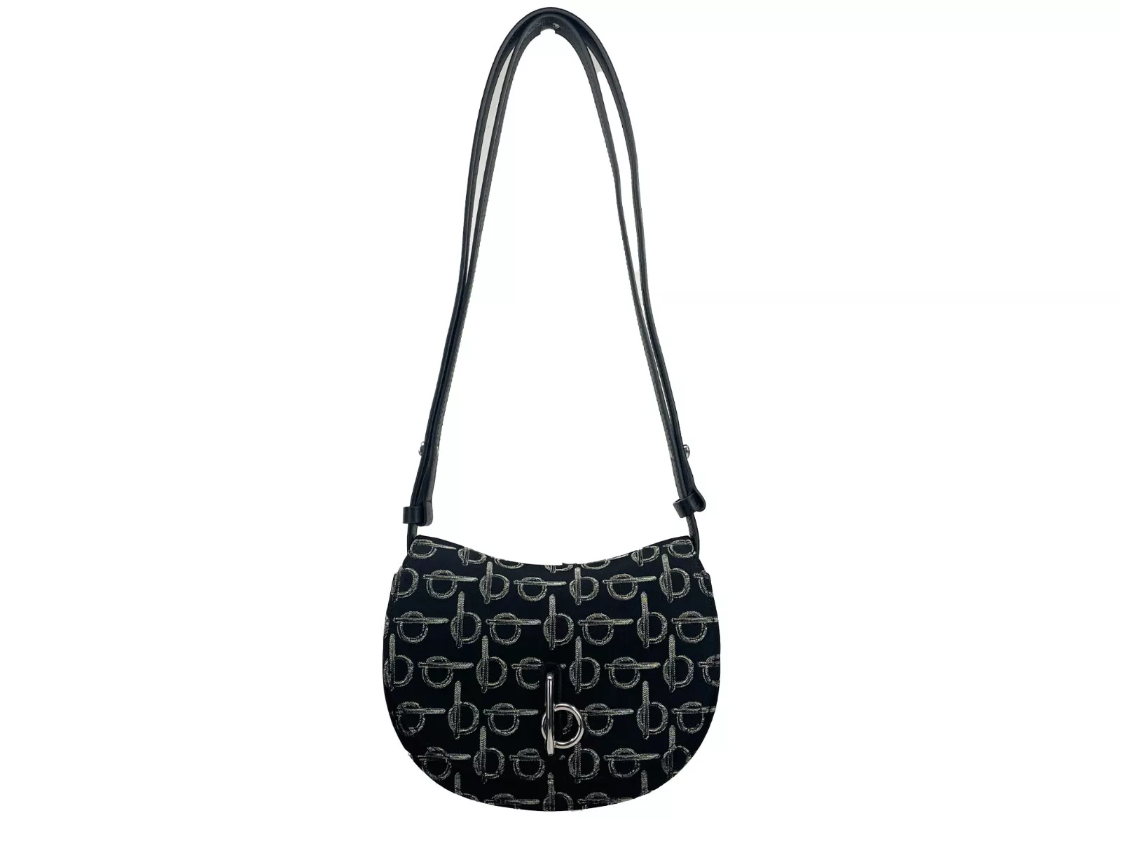 Burberry Mini Rocking Horse Crossbody Bag Purse Black 2