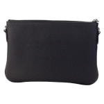 Burberry Peyton Monogram Black Leather Pouch Crossbody Bag Purse 3