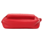 Burberry Small Branded Bright Red Grainy Leather Camera Crossbody Bag 2