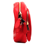 Burberry Small Branded Bright Red Grainy Leather Camera Crossbody Bag 5