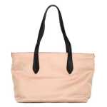 Burberry Small Rose Beige Logo Branded Econyl Nylon Tote Shoulder Handbag Purse