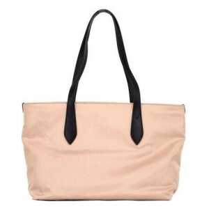 Burberry Small Rose Beige Logo Branded Econyl Nylon Tote Shoulder Handbag Purse