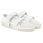 Burberry White Cotton Sneaker