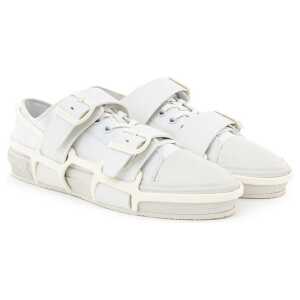 Burberry White Cotton Sneaker