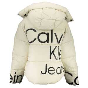 Calvin Klein Beige Polyester Jackets Coat 2