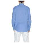 Calvin Klein Blue Linen Shirt 2
