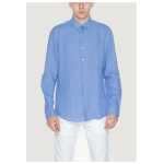 Calvin Klein Blue Linen Shirt 5