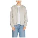 Calvin Klein Gray Organic Cotton Jackets Coat