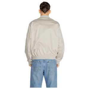 Calvin Klein Gray Organic Cotton Jackets Coat 2