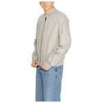 Calvin Klein Gray Organic Cotton Jackets Coat 4