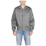 Calvin Klein Gray Organic Cotton Jackets Coat 6