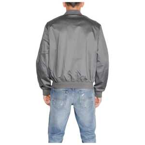 Calvin Klein Gray Organic Cotton Jackets Coat 7