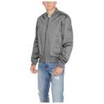 Calvin Klein Gray Organic Cotton Jackets Coat 8