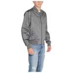 Calvin Klein Gray Organic Cotton Jackets Coat 9