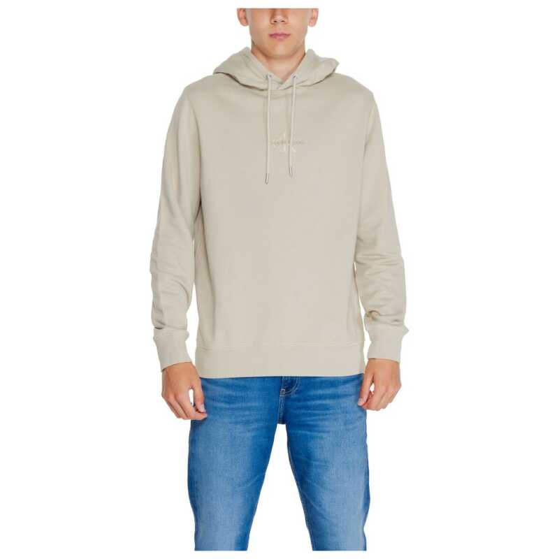 Calvin Klein Jeans Beige Recycled Cotton Hoody, theFeinheit