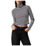 Calvin Klein Jeans Black And White Cotton Long Sleeve