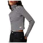 Calvin Klein Jeans Black And White Cotton Long Sleeve 3