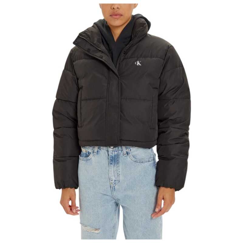 Calvin Klein Jeans Black Polyester Jackets &amp; Coat, theFeinheit