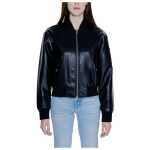 Calvin Klein Jeans Black Polyethylene Jackets Coat