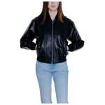 Calvin Klein Jeans Black Polyethylene Jackets Coat 5