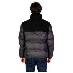Calvin Klein Jeans Black Recycled Polyester Jackets Coat 2
