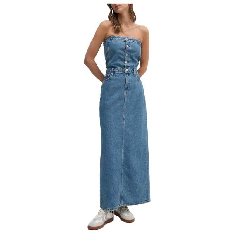 Calvin Klein Jeans Blue Cotton Long, theFeinheit