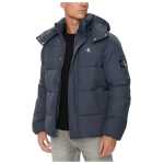 Calvin Klein Jeans Blue Polyamide Jackets Coat