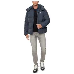 Calvin Klein Jeans Blue Polyamide Jackets Coat 2