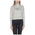 Calvin Klein Jeans Cream Cotton Sweater