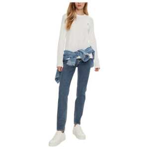 Calvin Klein Jeans White Cotton T Shirt 2