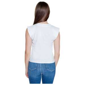 Calvin Klein Jeans White Cotton T Shirt 6