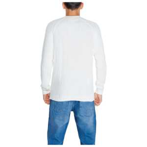 Calvin Klein Jeans White Organic Cotton Sweater