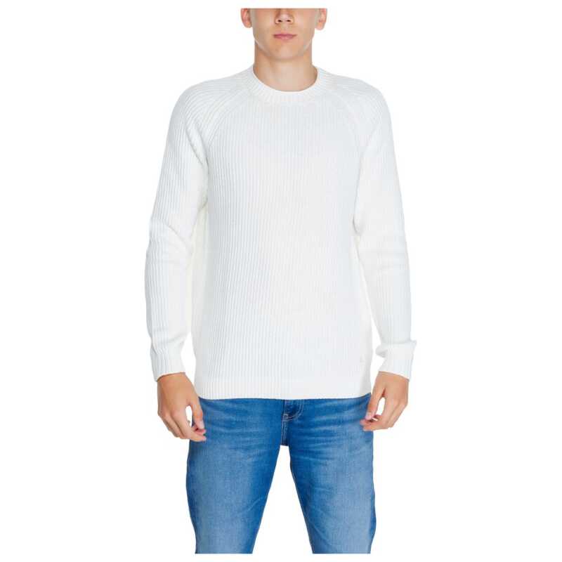 Calvin Klein Jeans White Organic Cotton Sweater, theFeinheit