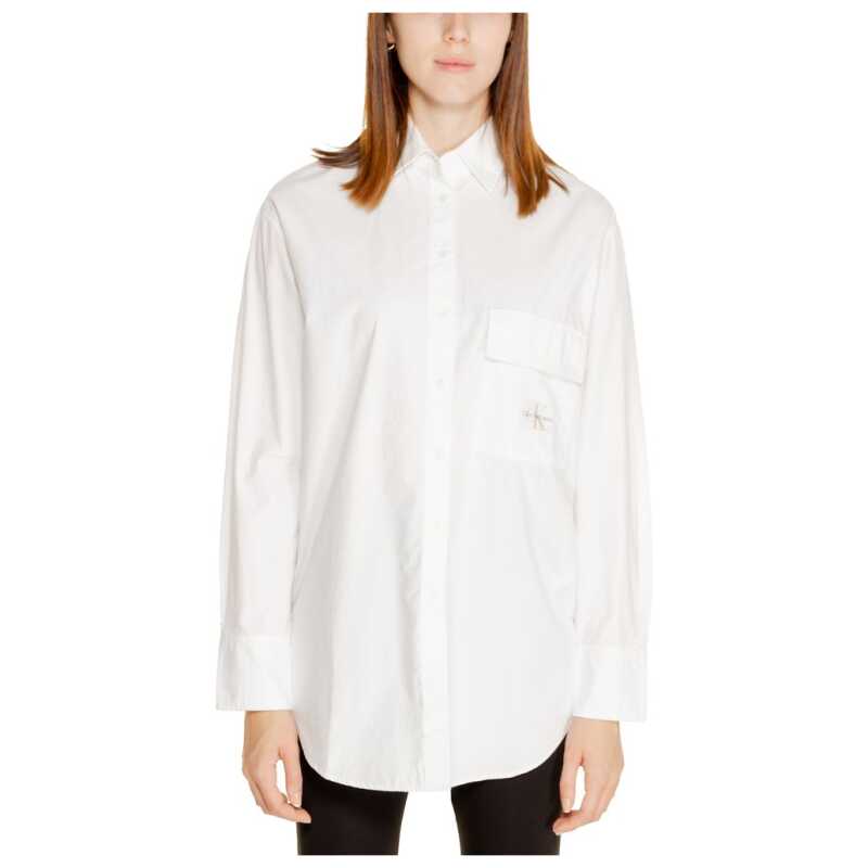 Calvin Klein Jeans White Recycled Cotton Shirt, theFeinheit