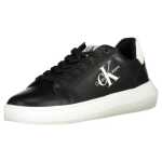 Calvin Klein Sleek Black Lace Up Sports Sneakers